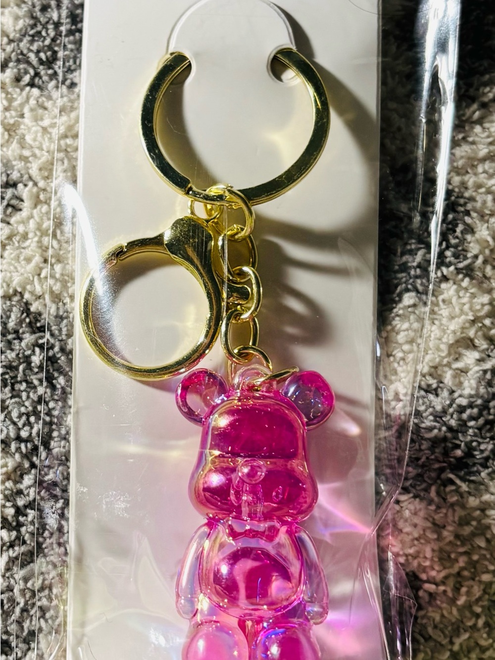 LIMITED Translucent Gummy Bear Keychain Card Holder! Hot item! Going Fast 🧸